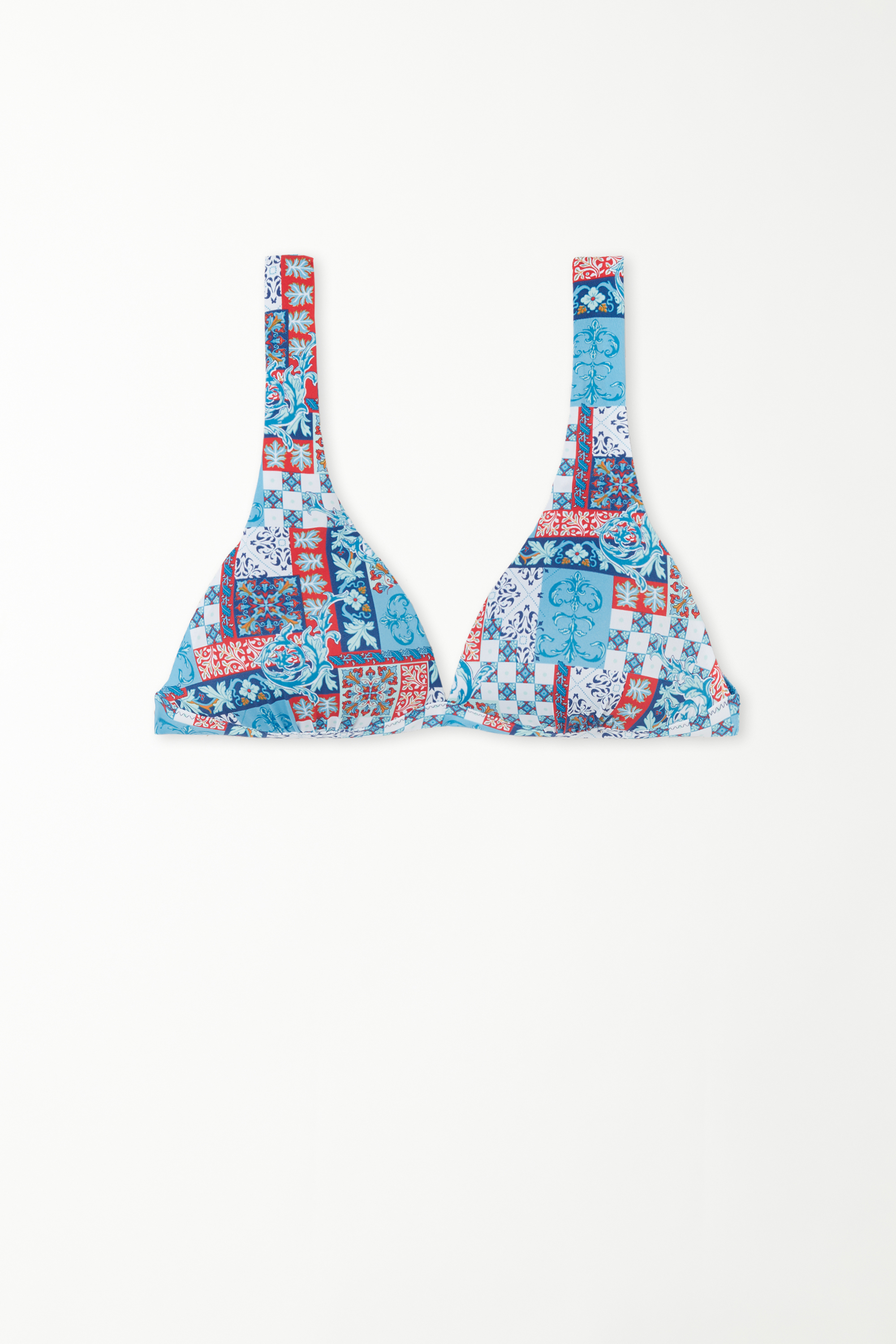 Portofino Triangle Bikini Top with Wide Shoulder Straps