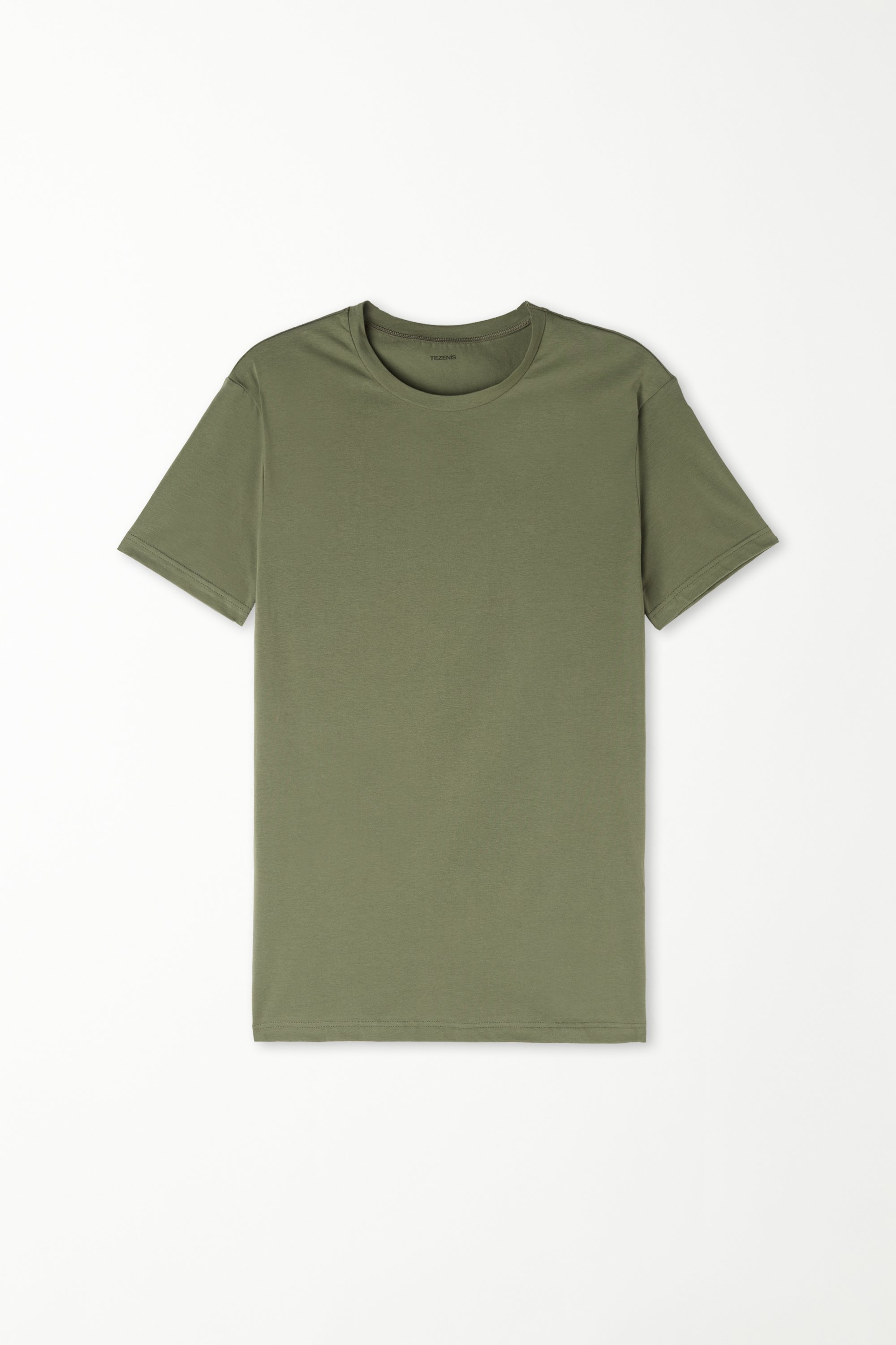 T-Shirt aus elastischer Baumwolle