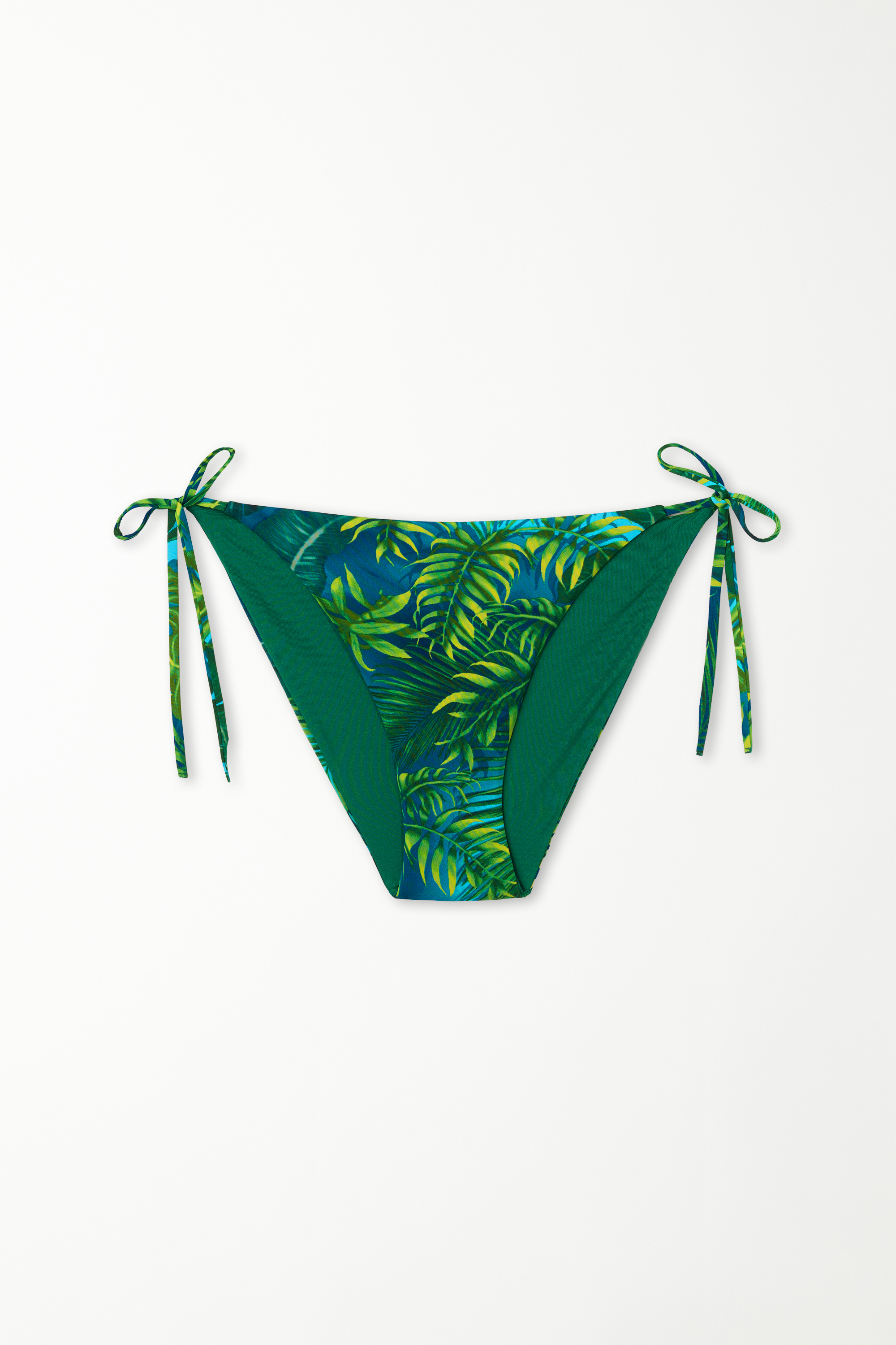Emerald Jungle Bikini Bottoms with Ties