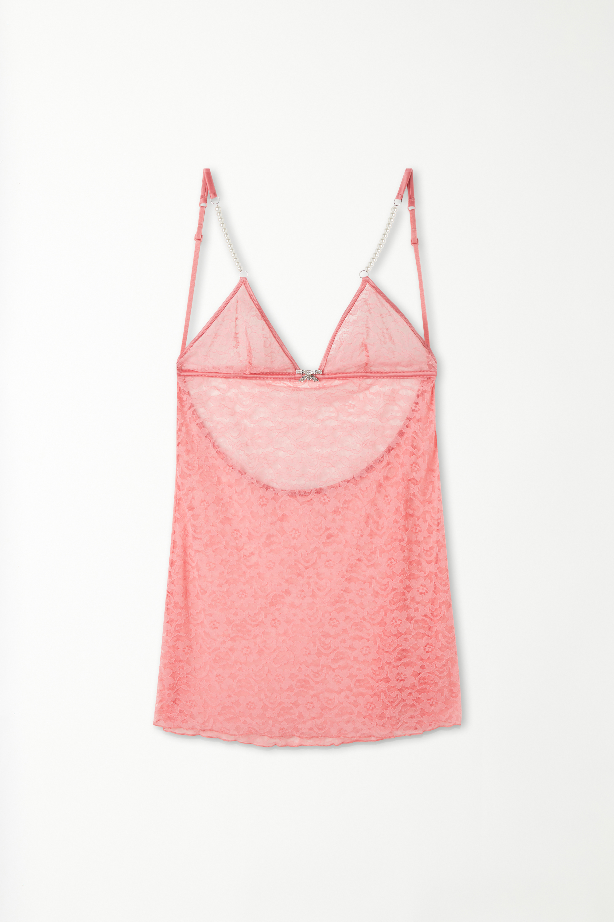 Sottoveste a Triangolo Pearl Pink Lace