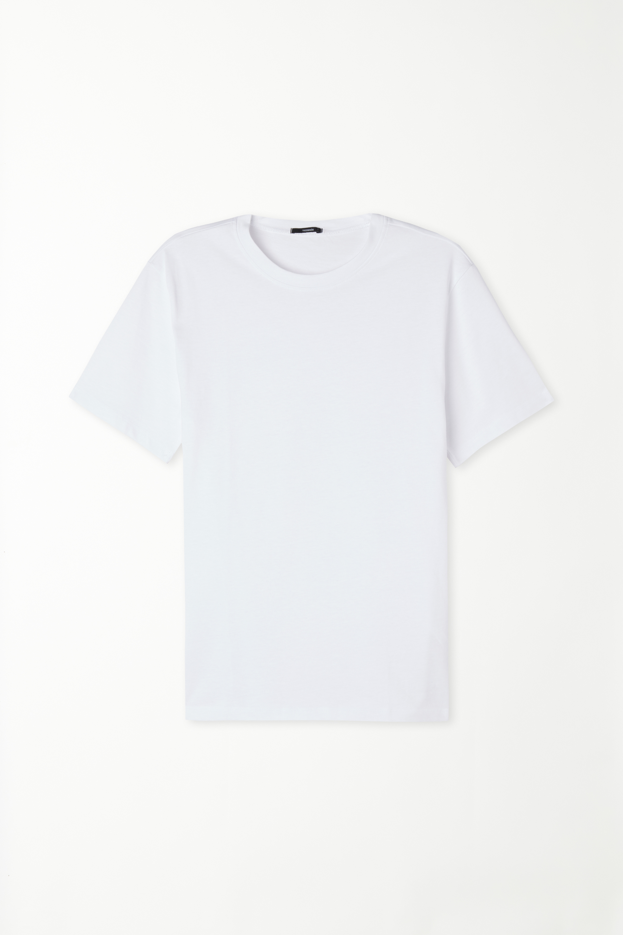 100% Cotton T-Shirt with Rounded Neck