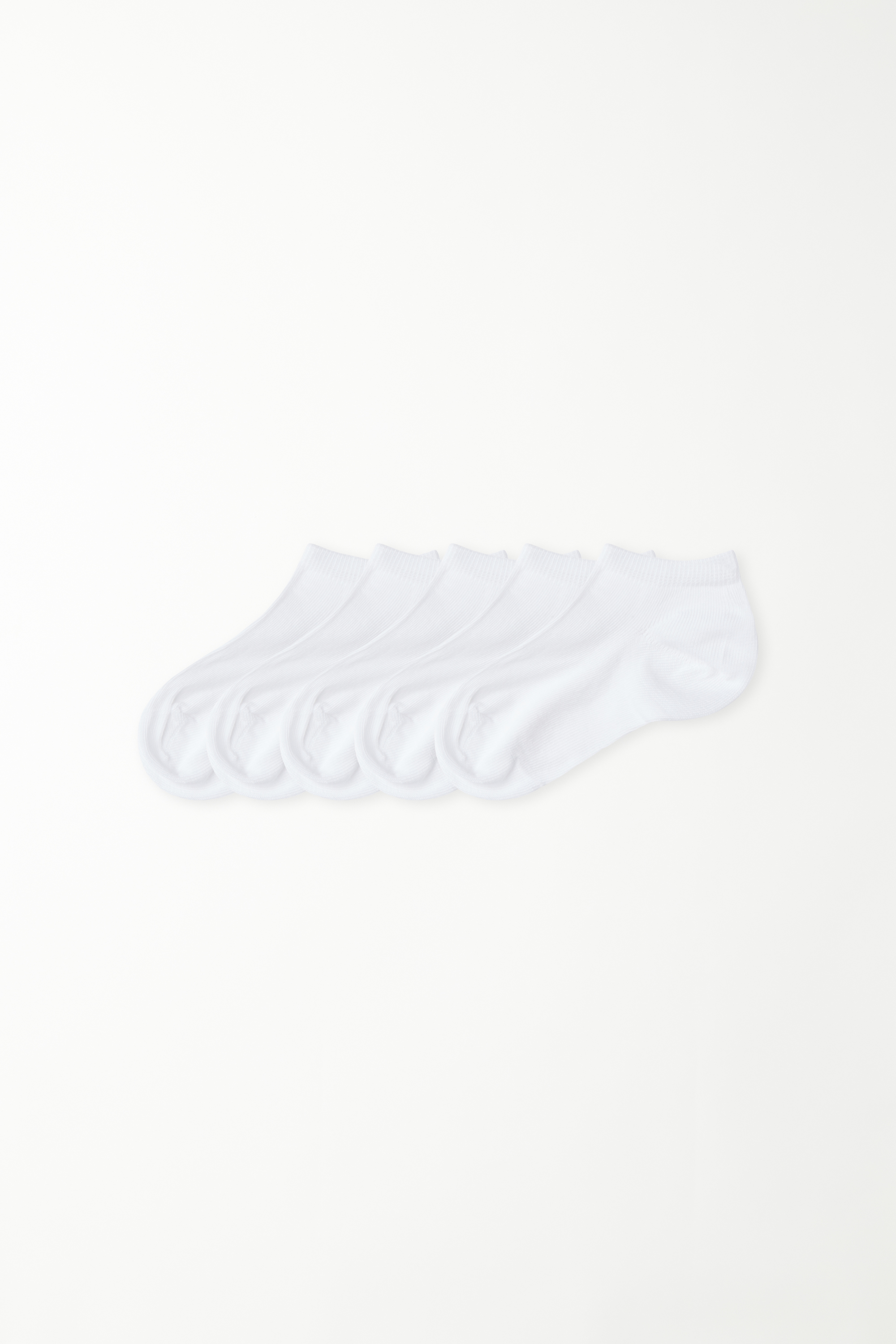 5 Pairs of Unisex Kids’ Cotton Trainer Socks
