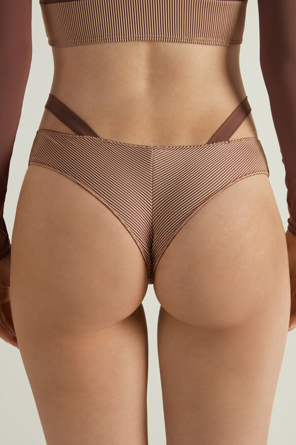 Tezenis Club High-Leg Brazilian Briefs  