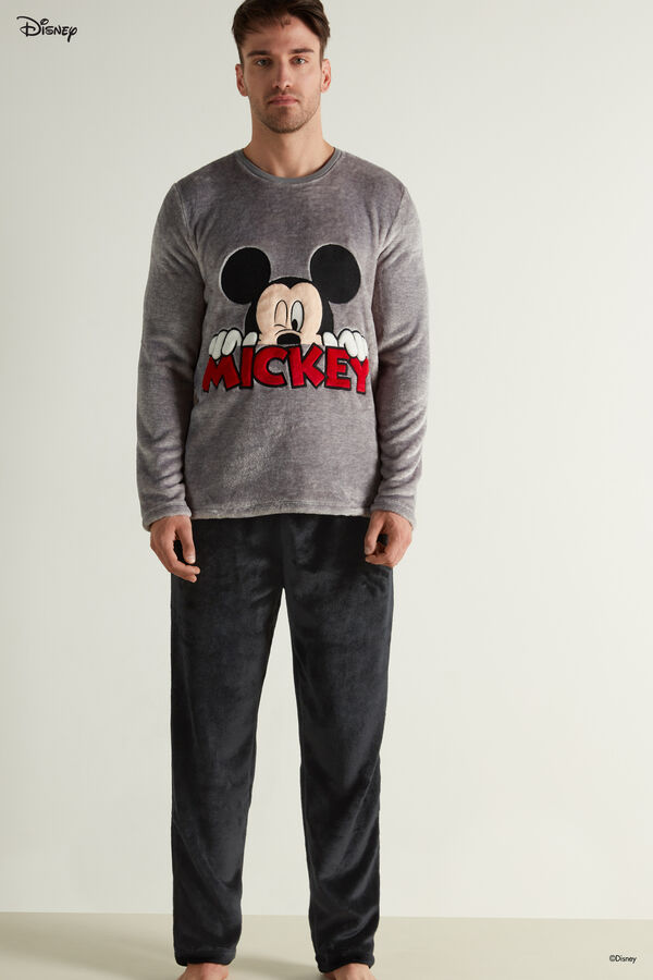 Pijama Largo Forro para Hombre Disney Mouse Tezenis