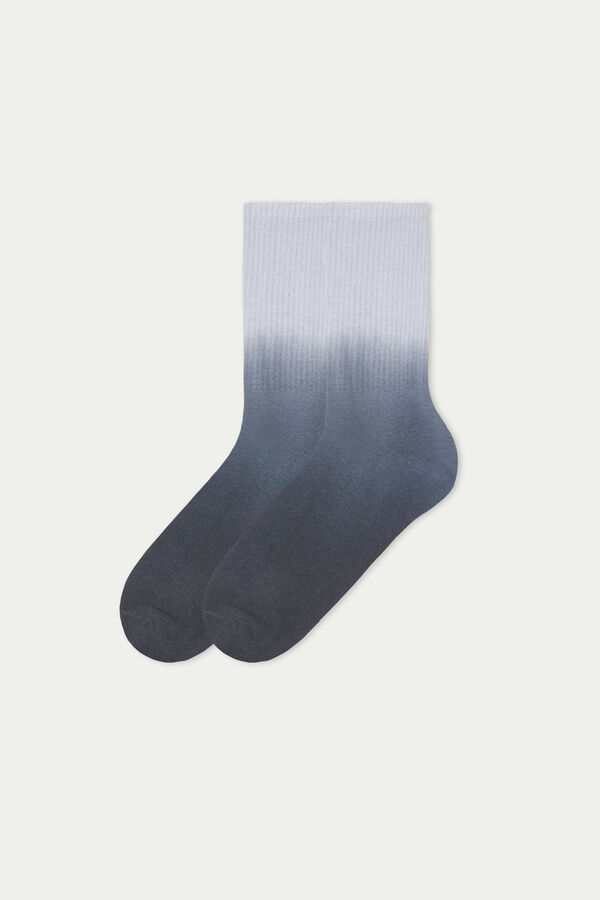 Bavlnené Športové Vzorované Ponožky  