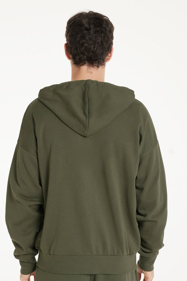 Long Sleeve Zip-Up Hooded Sweatshirt  