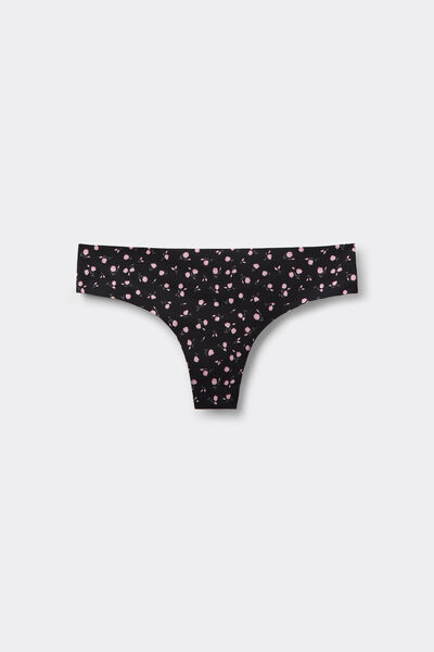 Laser-Cut Printed Microfibre Brazilian Briefs
