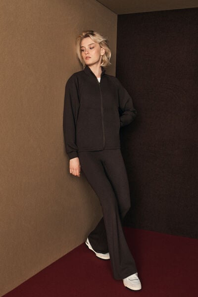 Gerippte Schlaghose Superior Softness