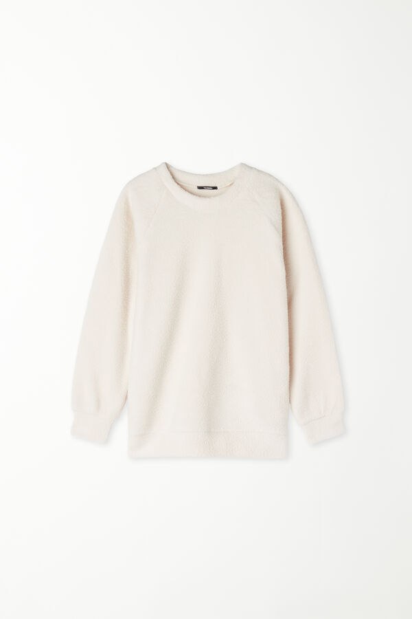 Kids’ Unisex Long-Sleeved Fleece Sweatshirt  