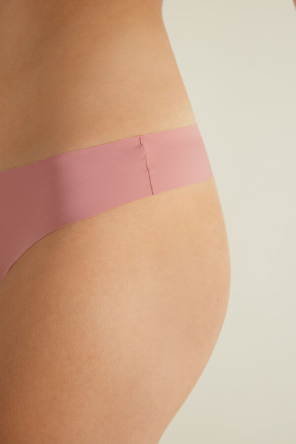 Raw-Edge Microfiber Cheeky  