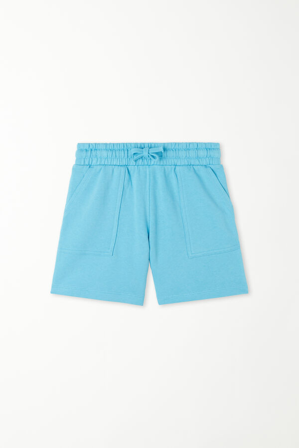 Boys’ Cotton Fleece Shorts with Pockets  