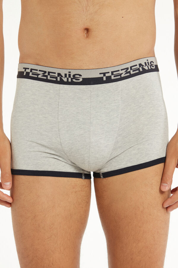 Cotton Boxers with Logo Waistband  