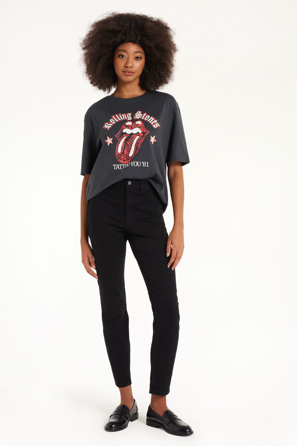 T-Shirt in Cotone con stampa Rolling Stones Unisex  