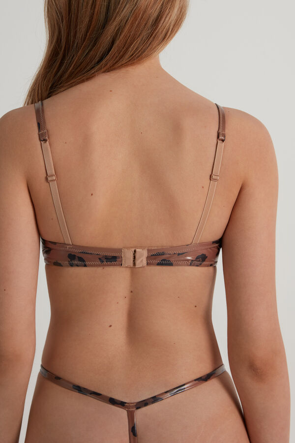 Athens Brown Leopard Push-up Bra  