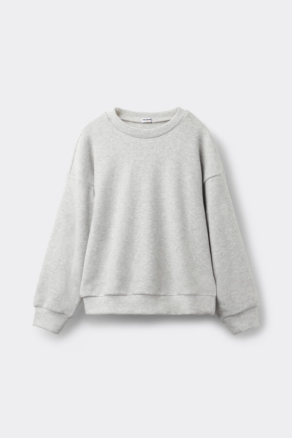 TOP LONG SLEEVE ROUND NECK CUFFS Warm TOUCH  