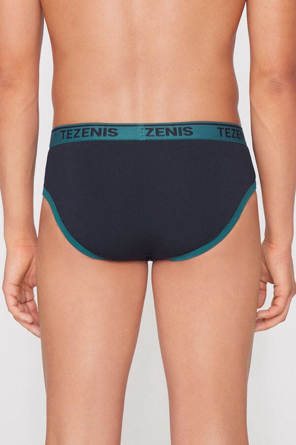 Slip homme &agrave; bords contastants  