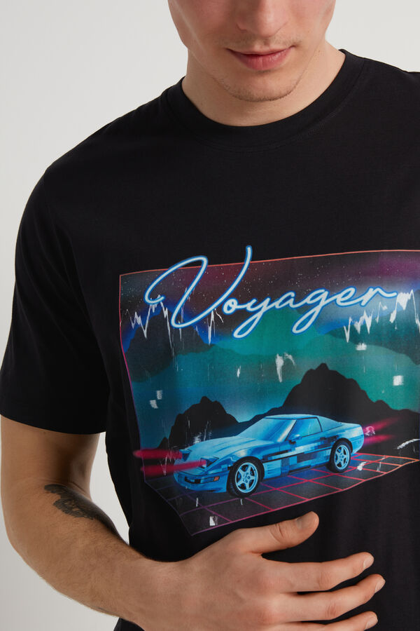 Printed Cotton T-Shirt  