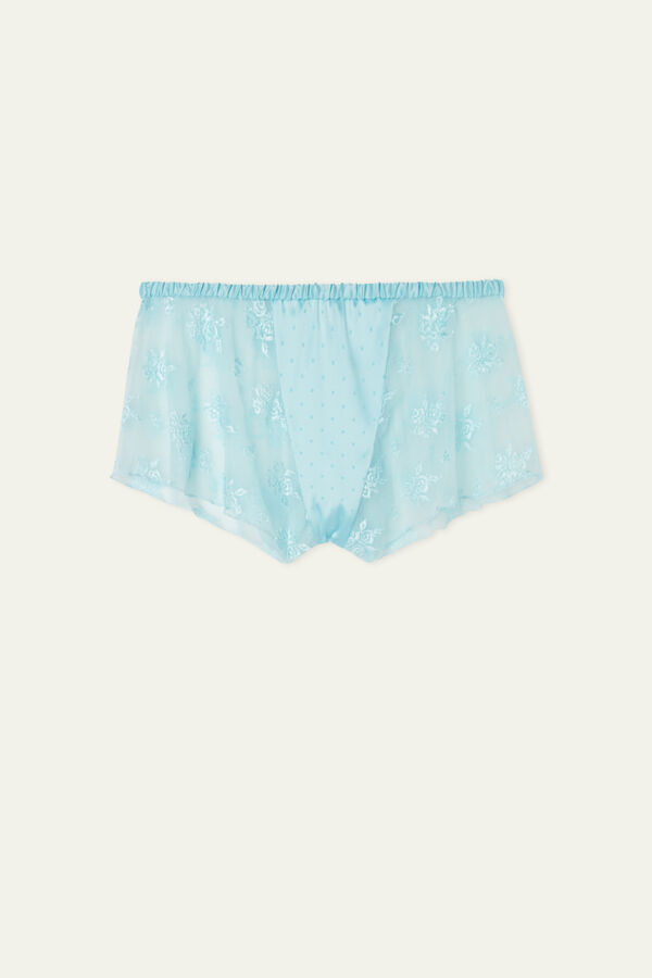 Paradise Lace High-Waist Shorts  