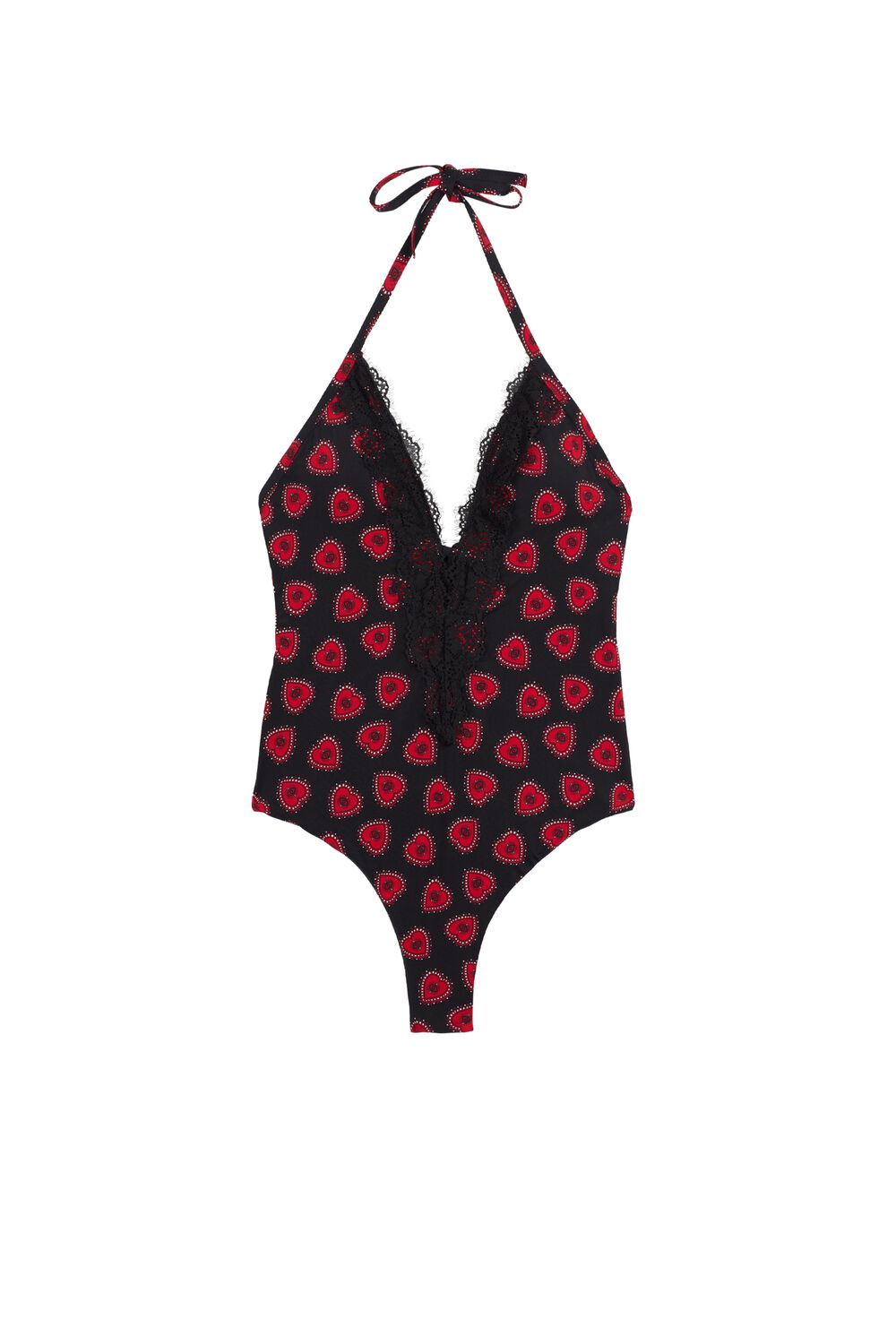 One Piece Tattoo Hearts Swimsuit Tezenis