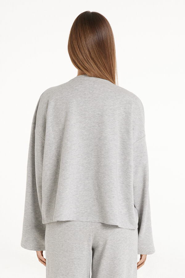 Comfy Cotton Long Sleeve Fleece Sweatshirt  
