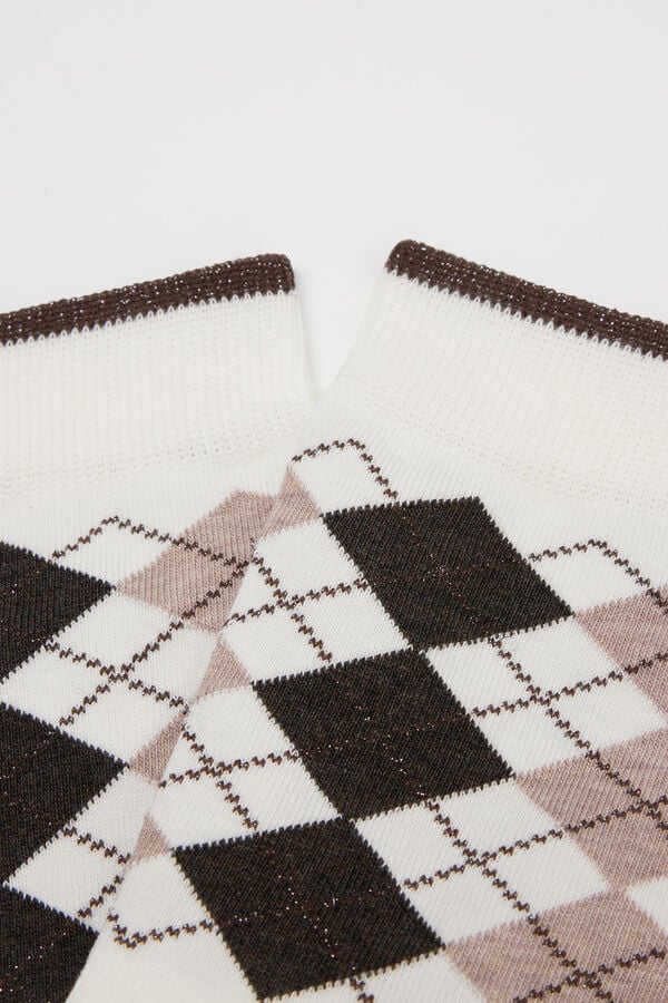 Women's Patterned Cotton Ankle Socks  