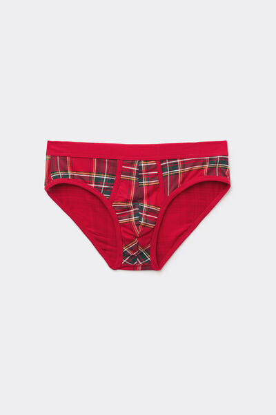 Slip Coton Stretch Imprim&eacute; No&euml;l