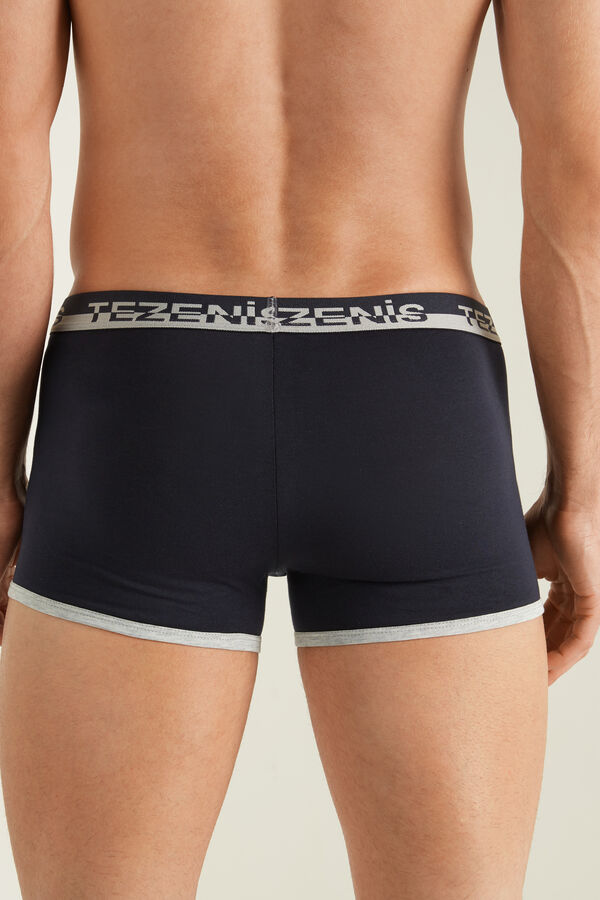 Cotton Boxers with Logo Waistband  