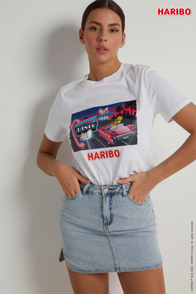 T-Shirt com Texto Haribo