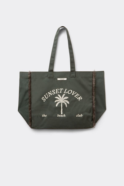 Borsa Mare in Tela Impermeabile Logo Tezenis