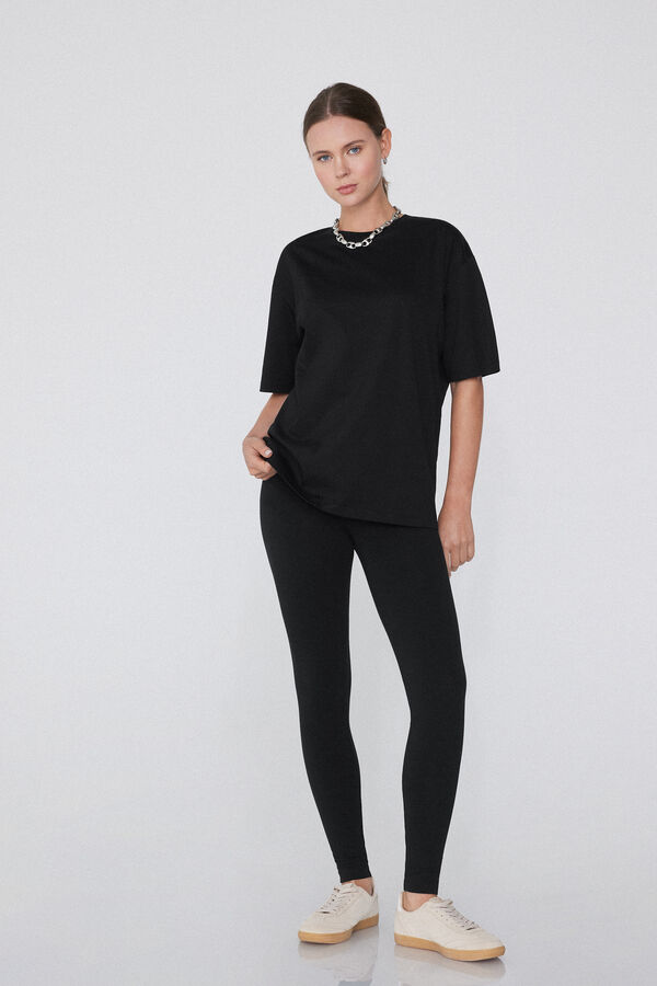 Leggings Basic in Cotone  