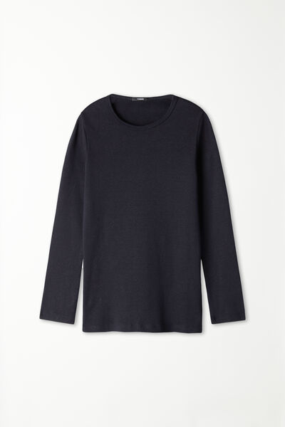 Unisex Long Sleeve Warm Cotton T-Shirt