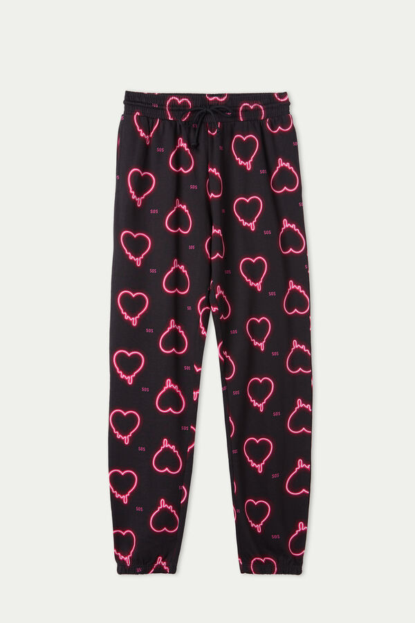 Jogger con Tasca a Filetto  