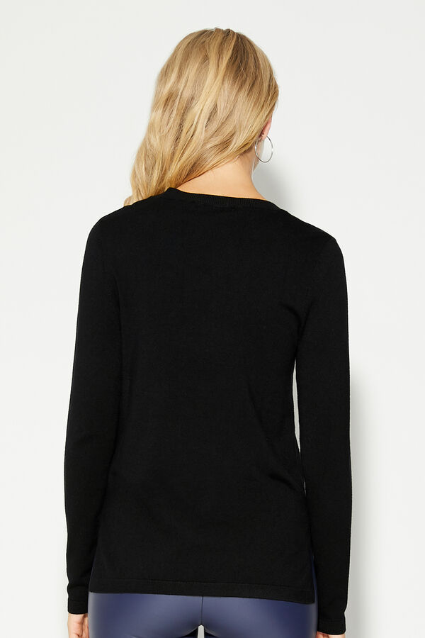 Long-Sleeved Top with Studs  