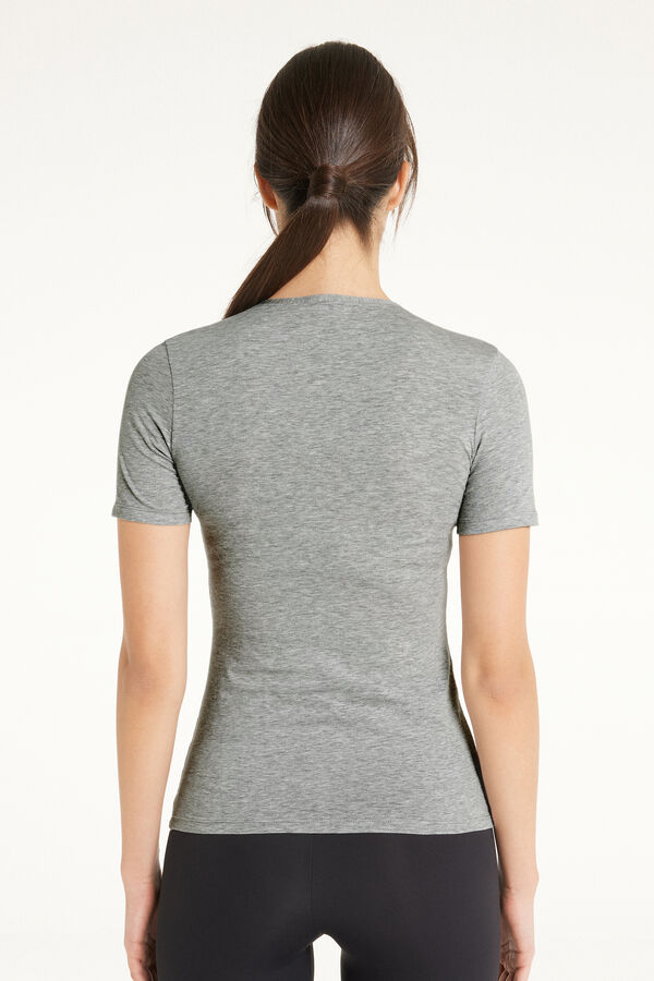 Crew-Neck Stretch-Cotton T-Shirt  