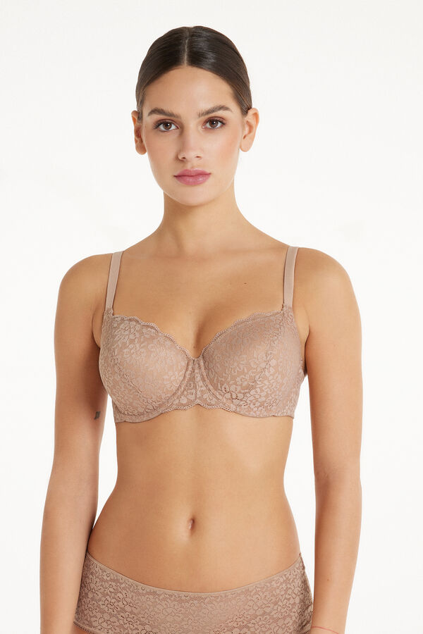 Prague Full Cover Recycled Lace Balconette Bra  