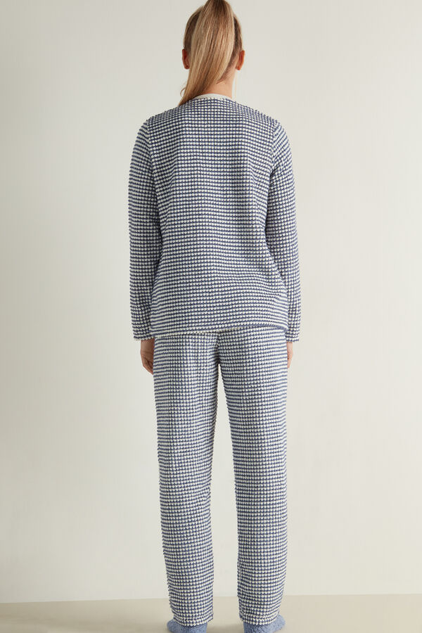 Long Pyjamas in Three-Dimensional Fleece  
