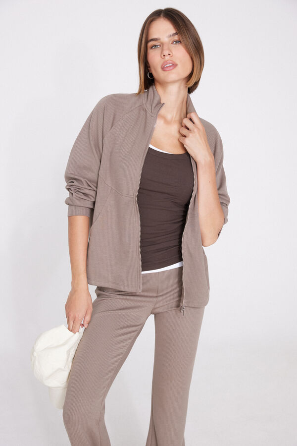 Felpa con Zip Costina Superior Softness  