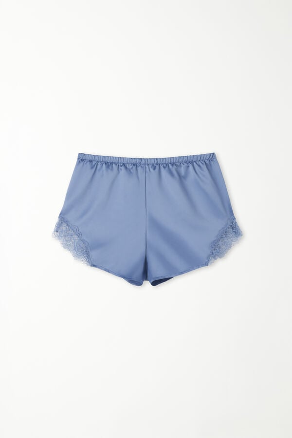 Satin and Lace Shorts  