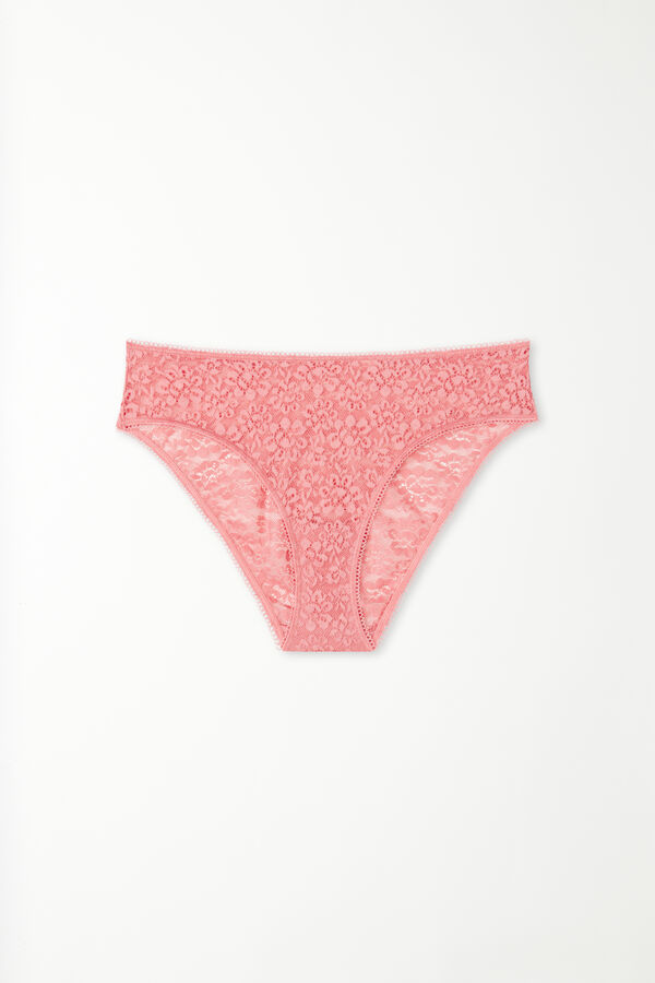Recycled Lace High-Cut Panties  