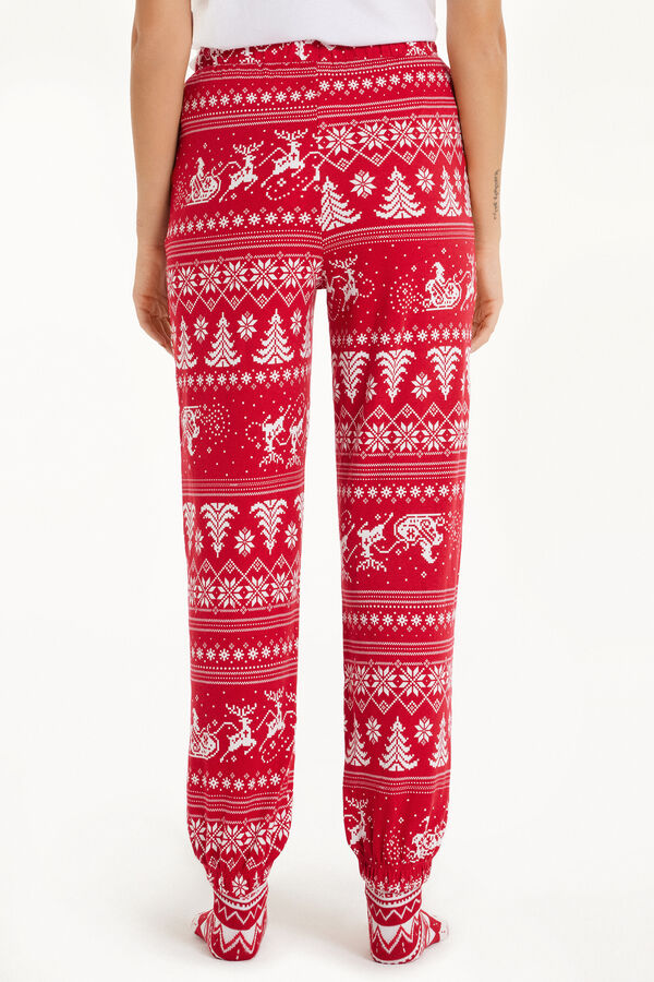 Heavy Printed Cotton Joggers  