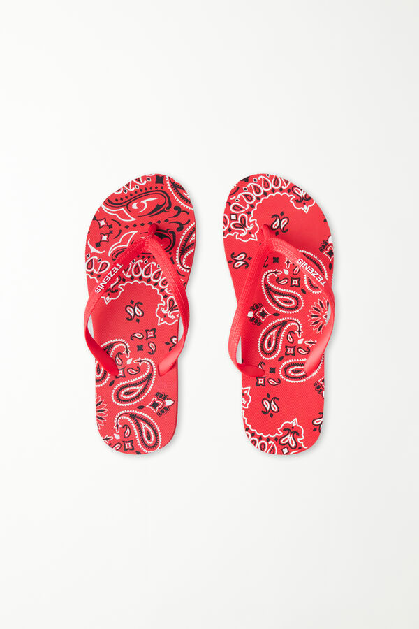 Patterned Flip Flops  