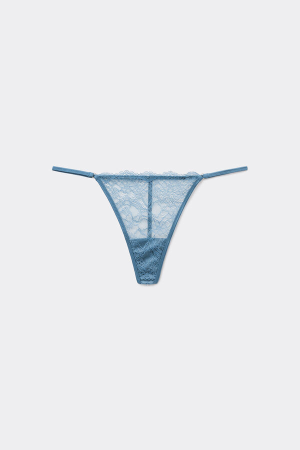 Lace Tanga Panel G-String  
