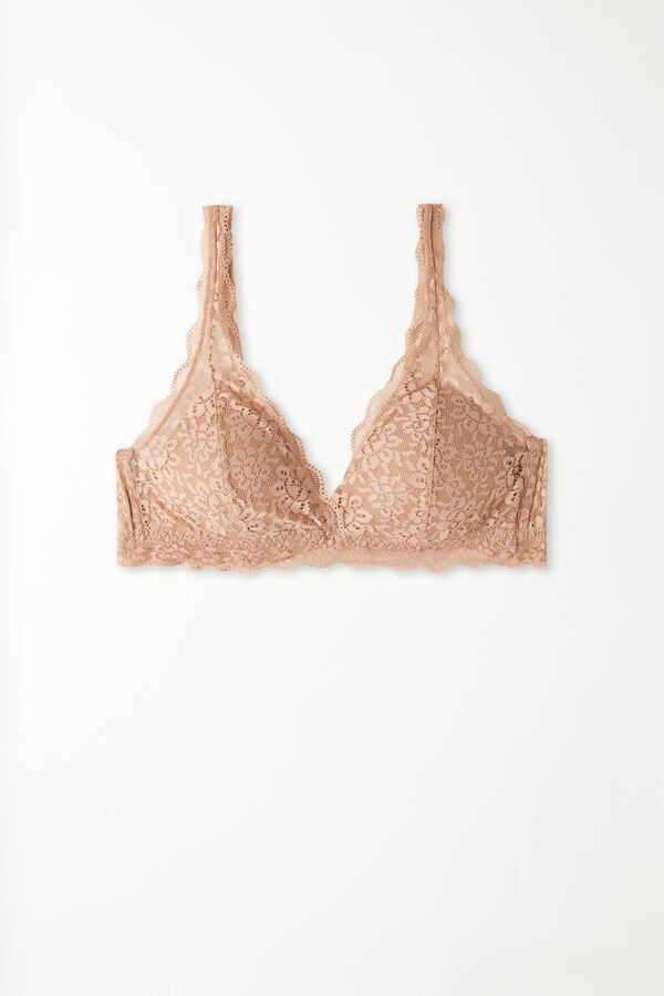 Havana Recycled Lace Triangle Bra  