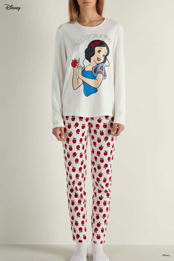 Long Cotton Pyjamas with Disney Snow White Print  