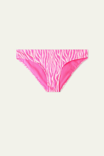 Pink Zebra Classic Bikini Bottoms