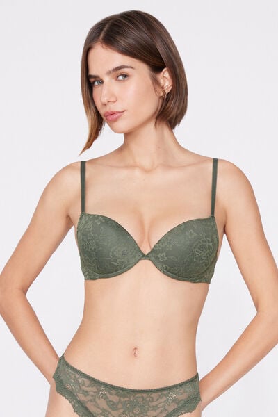 Reggiseno Super Push-up in Pizzo Riciclato Los Angeles