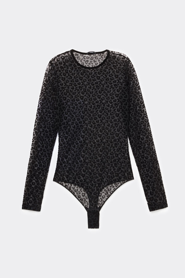 Body Manica Lunga Black Jaguar  
