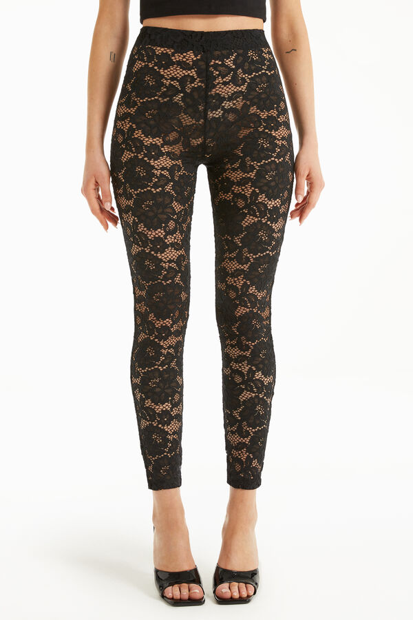 Leggings aus Spitze  