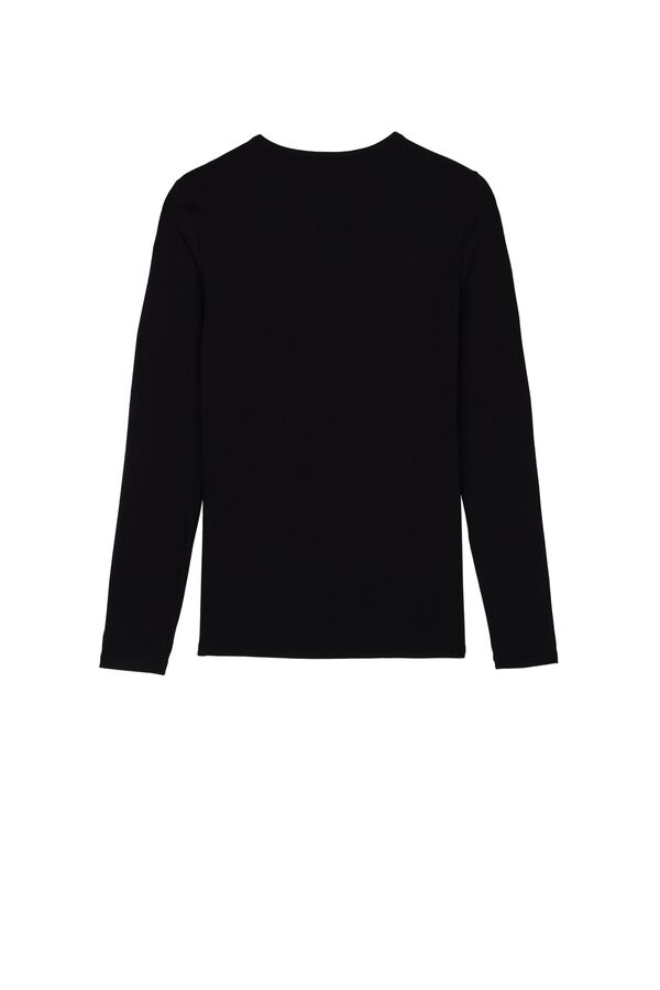 Long-Sleeved Thermal Modal Top  