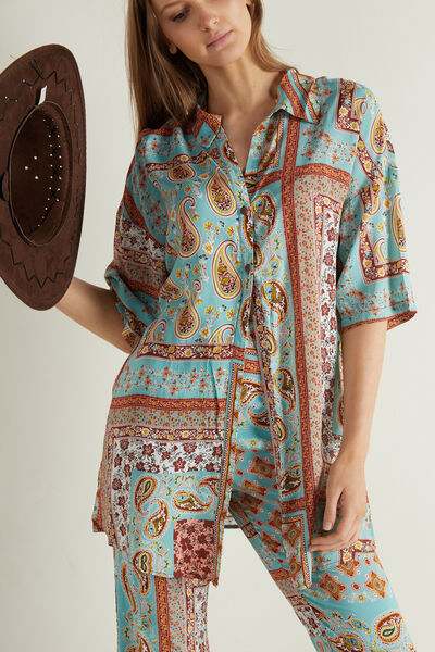 Short Sleeve Canvas Shirt